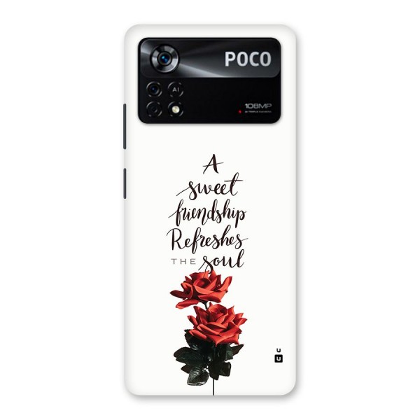 Sweet Friendship Back Case for Poco X4 Pro 5G