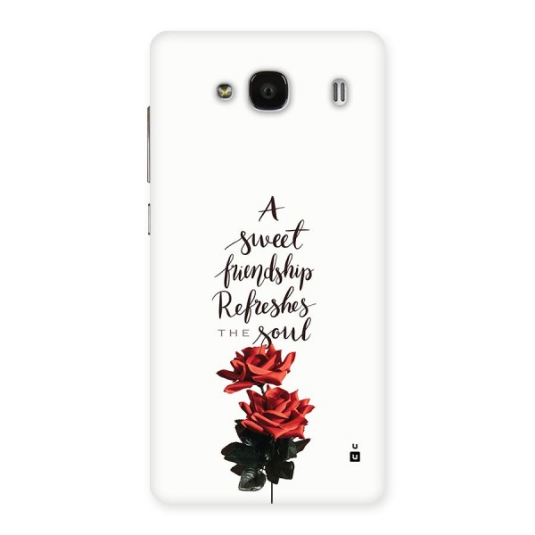 Sweet Friendship Back Case for Redmi 2 Prime