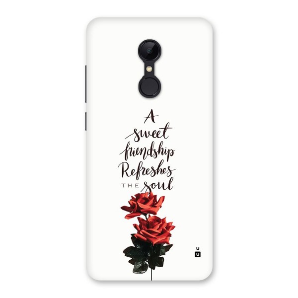 Sweet Friendship Back Case for Redmi 5