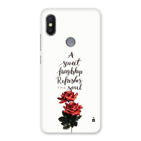 Sweet Friendship Back Case for Redmi Y2