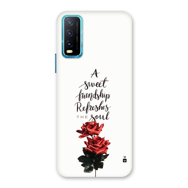 Sweet Friendship Back Case for Vivo Y12s