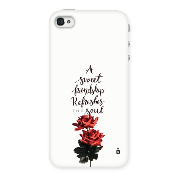 Sweet Friendship Back Case for iPhone 4 4s