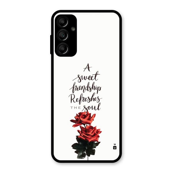 Sweet Friendship Glass Back Case for Galaxy A14 5G