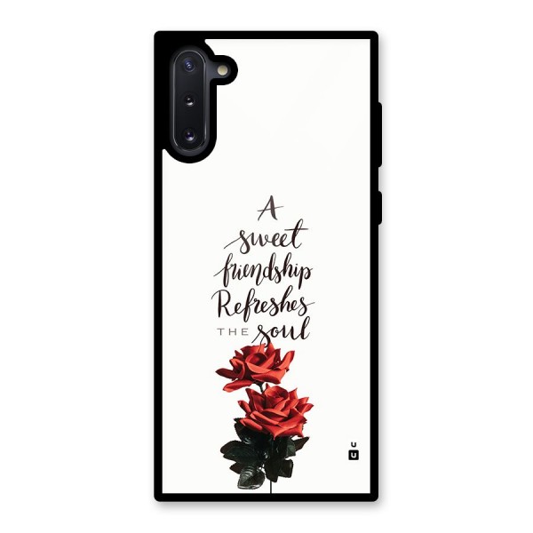 Sweet Friendship Glass Back Case for Galaxy Note 10