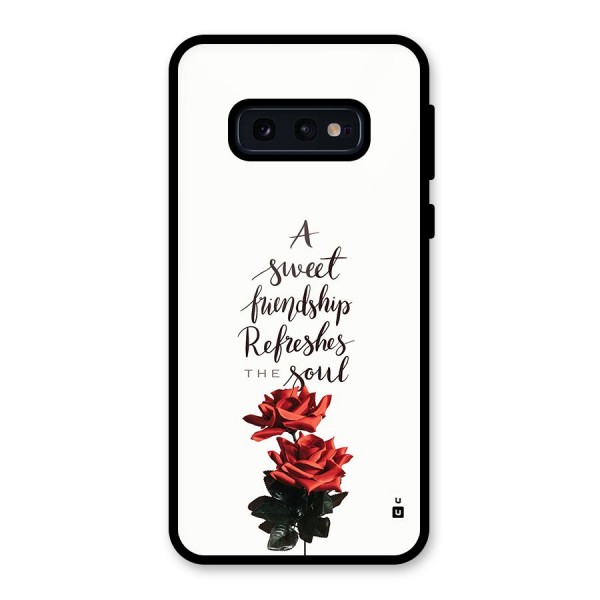 Sweet Friendship Glass Back Case for Galaxy S10e