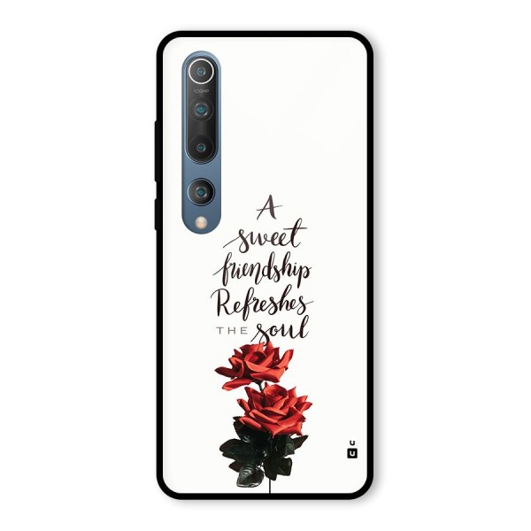 Sweet Friendship Glass Back Case for Mi 10