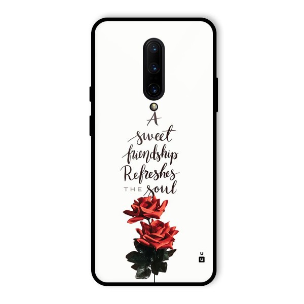 Sweet Friendship Glass Back Case for OnePlus 7 Pro