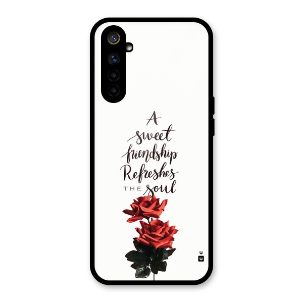 Sweet Friendship Glass Back Case for Realme 6