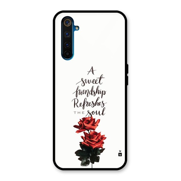 Sweet Friendship Glass Back Case for Realme 6 Pro