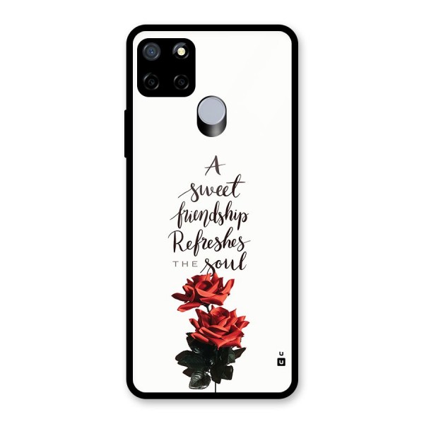 Sweet Friendship Glass Back Case for Realme C15