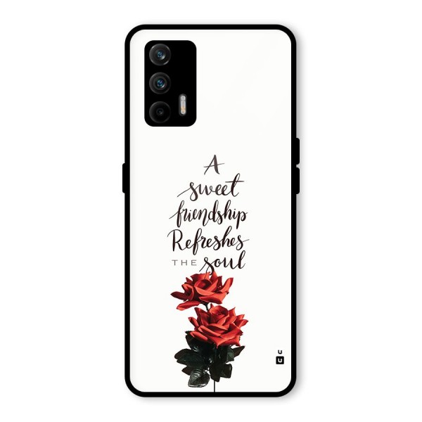 Sweet Friendship Glass Back Case for Realme GT 5G