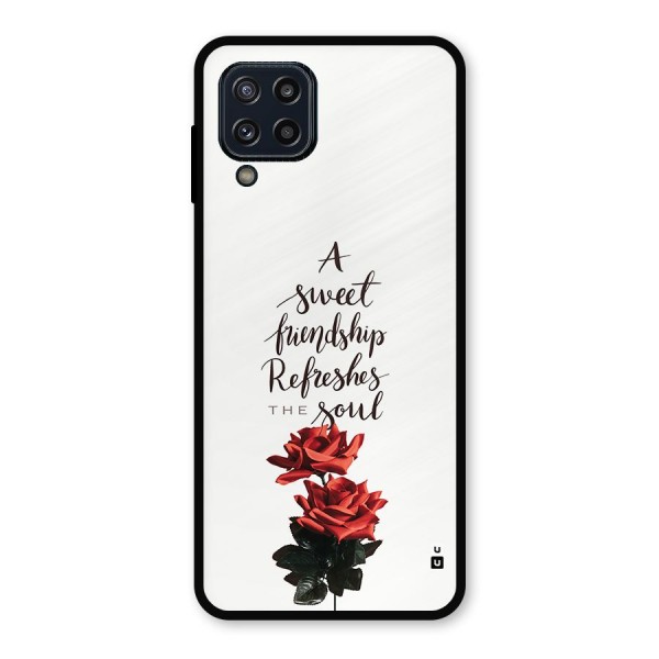 Sweet Friendship Metal Back Case for Galaxy M32