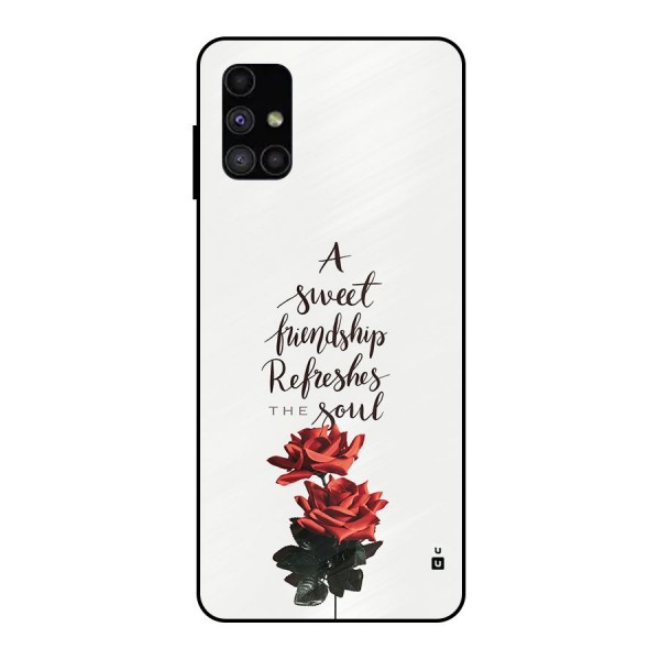 Sweet Friendship Metal Back Case for Galaxy M51