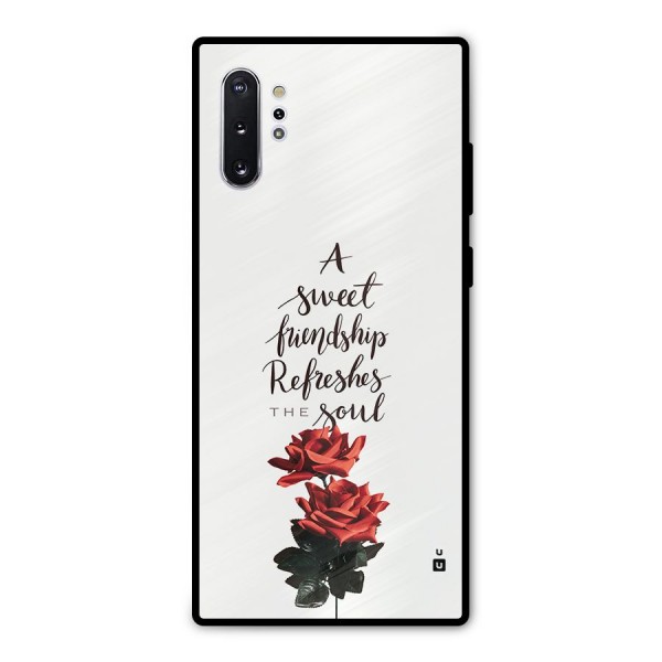 Sweet Friendship Metal Back Case for Galaxy Note 10 Plus