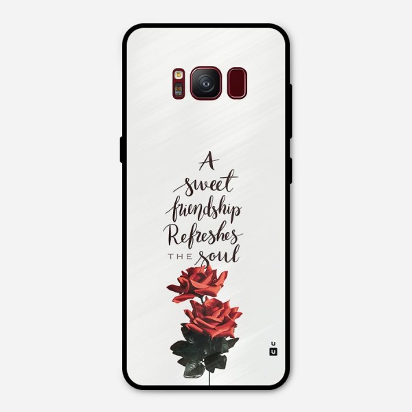 Sweet Friendship Metal Back Case for Galaxy S8