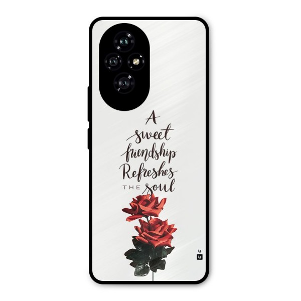 Sweet Friendship Metal Back Case for Honor 200