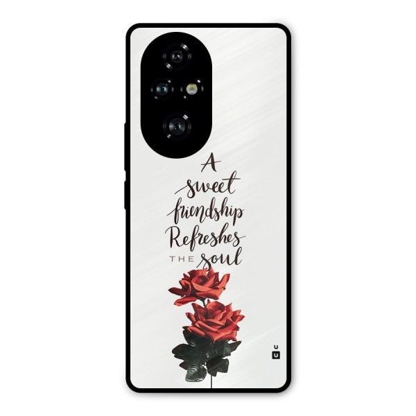 Sweet Friendship Metal Back Case for Honor 200 Pro