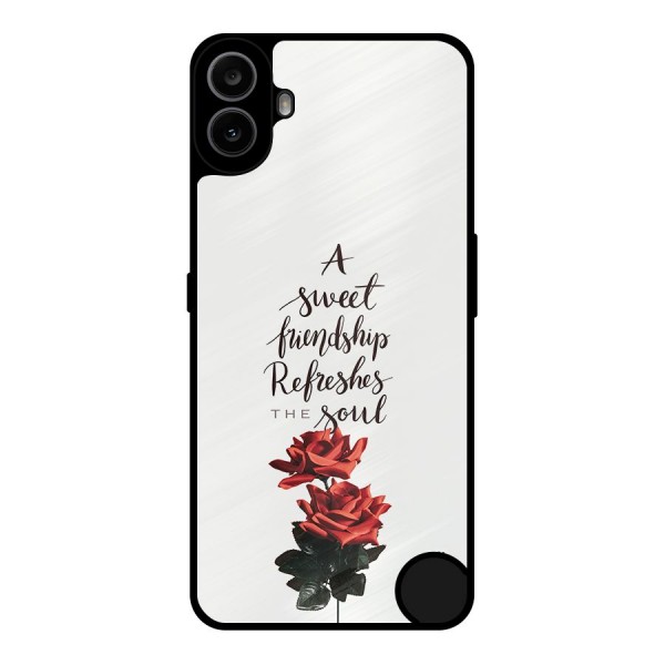 Sweet Friendship Metal Back Case for Nothing CMF Phone 1