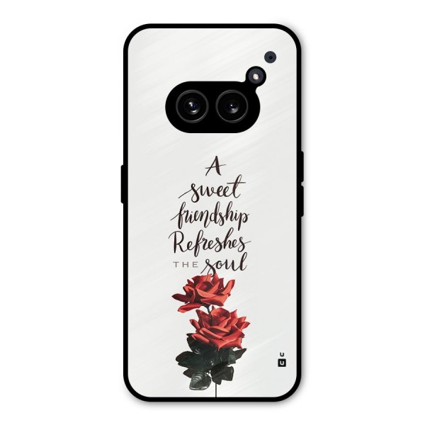 Sweet Friendship Metal Back Case for Nothing Phone 2a Plus