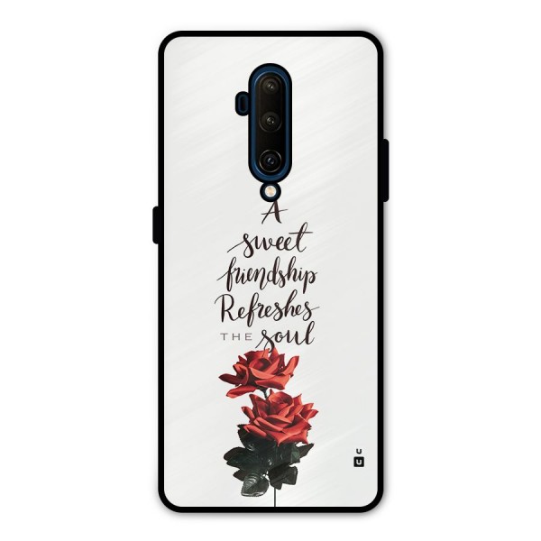 Sweet Friendship Metal Back Case for OnePlus 7T Pro