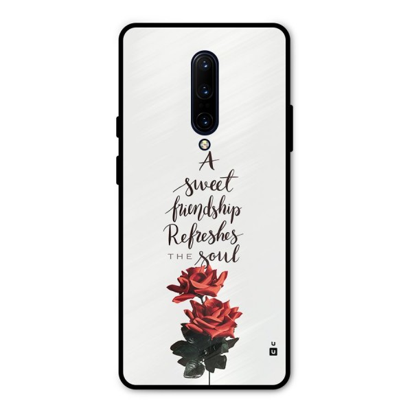 Sweet Friendship Metal Back Case for OnePlus 7 Pro