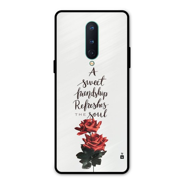 Sweet Friendship Metal Back Case for OnePlus 8