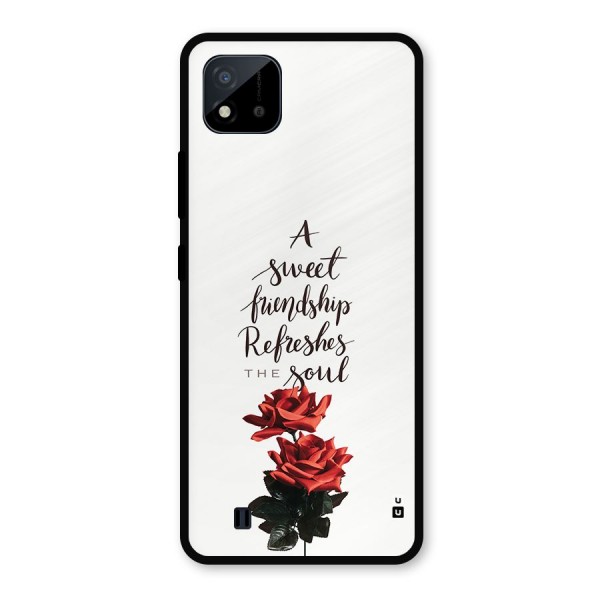 Sweet Friendship Metal Back Case for Realme C11 2021