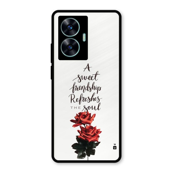 Sweet Friendship Metal Back Case for Realme C55