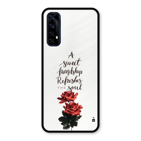 Sweet Friendship Metal Back Case for Realme Narzo 20 Pro