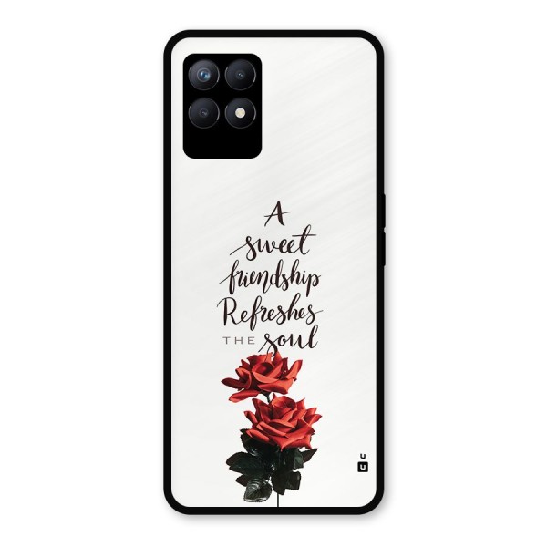 Sweet Friendship Metal Back Case for Realme Narzo 50