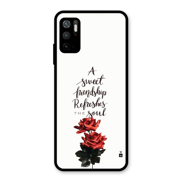 Sweet Friendship Metal Back Case for Redmi Note 10T 5G