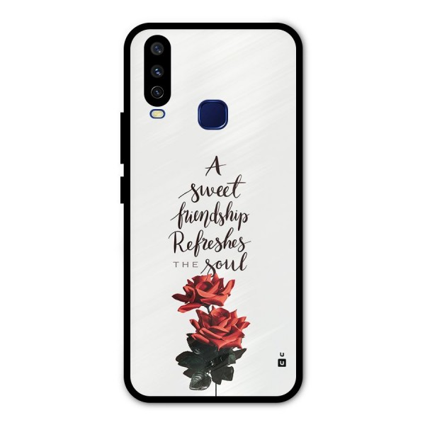 Sweet Friendship Metal Back Case for Vivo V17