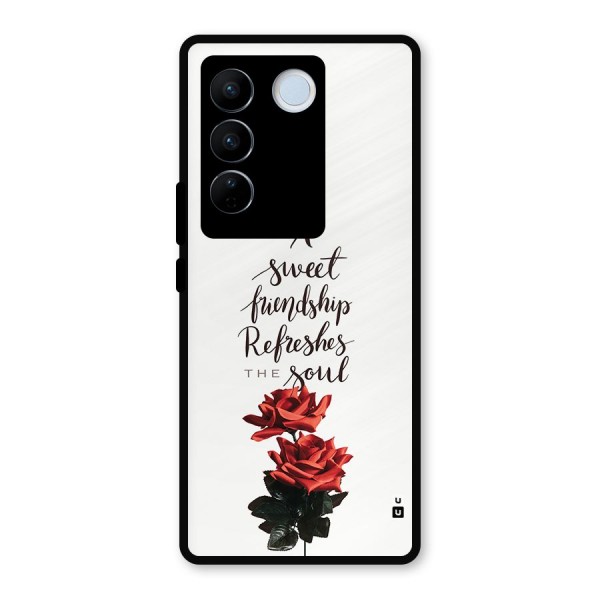 Sweet Friendship Metal Back Case for Vivo V27