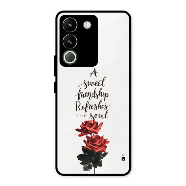 Sweet Friendship Metal Back Case for Vivo Y200