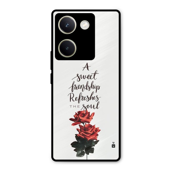 Sweet Friendship Metal Back Case for Vivo Y200 Pro