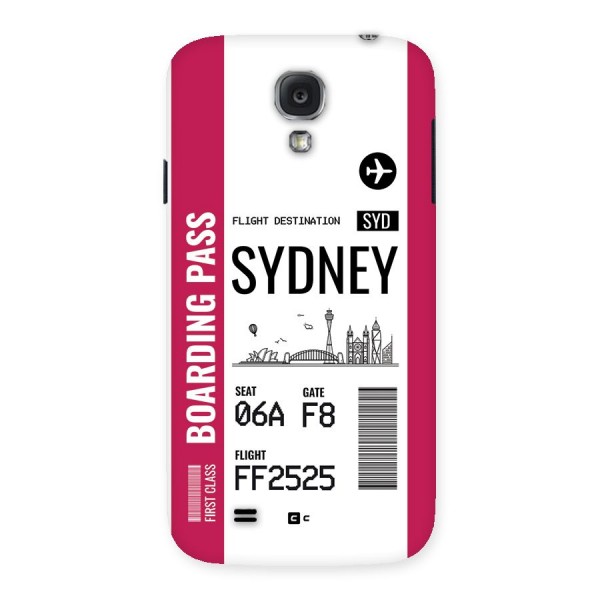 Sydney Boarding Pass Back Case for Galaxy S4