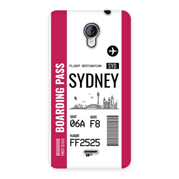 Sydney Boarding Pass Back Case for Unite 2 A106