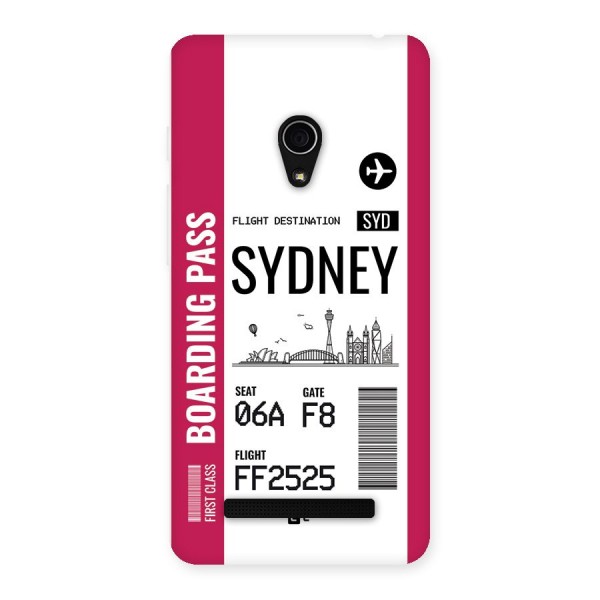 Sydney Boarding Pass Back Case for Zenfone 5