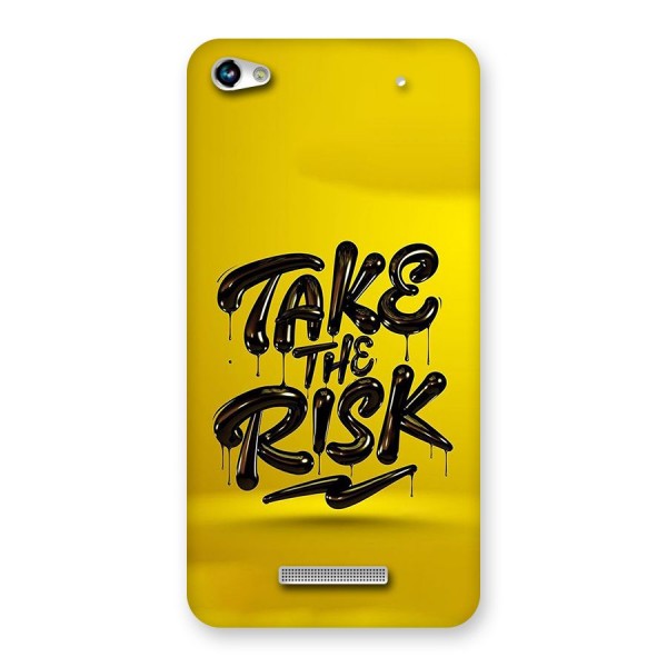 Take The Risk Back Case for Canvas Hue 2 A316