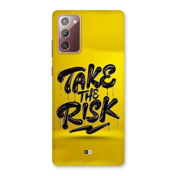 Take The Risk Back Case for Galaxy Note 20