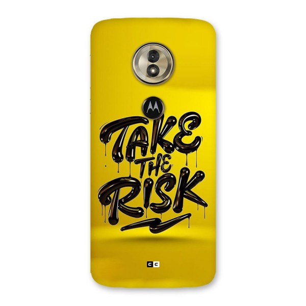 Take The Risk Back Case for Moto G6 Play