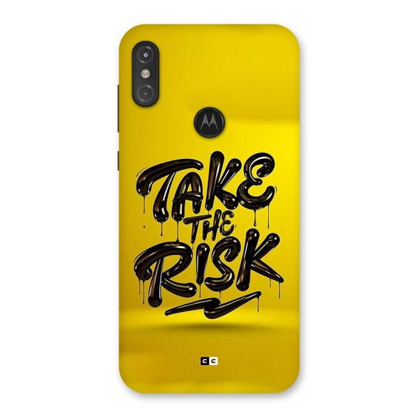 Take The Risk Back Case for Motorola One Power