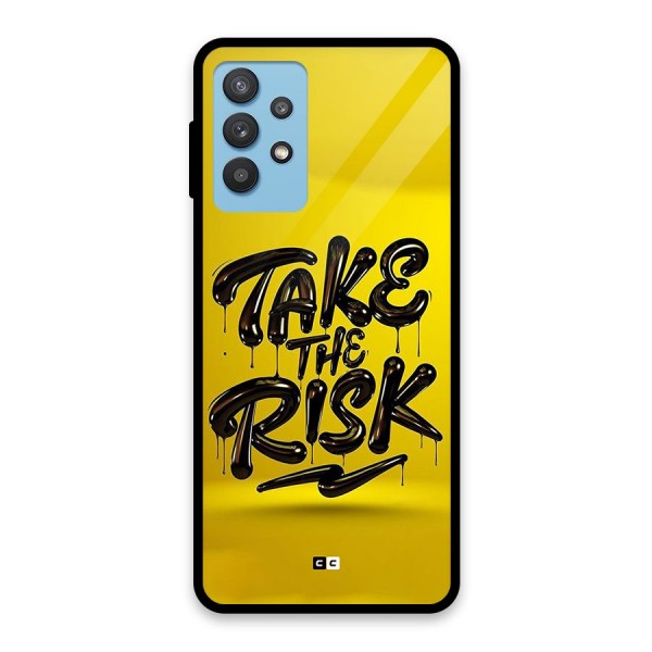 Take The Risk Glass Back Case for Galaxy M32 5G