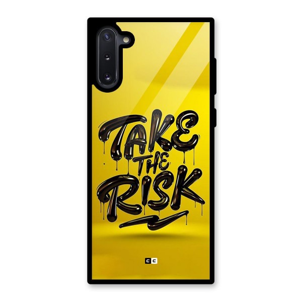 Take The Risk Glass Back Case for Galaxy Note 10