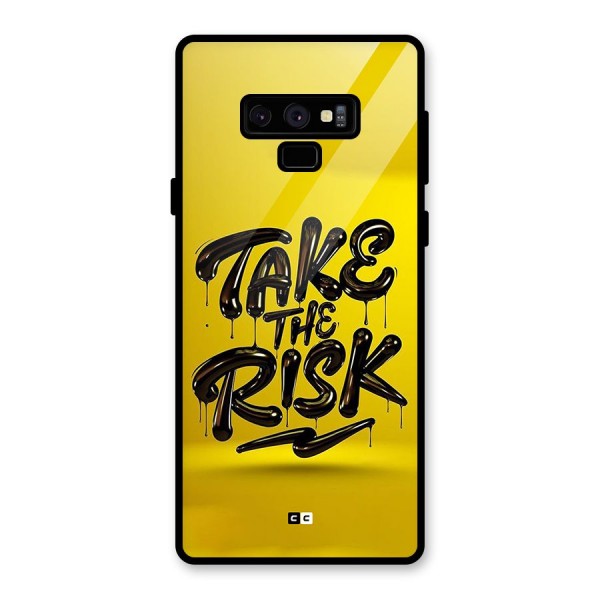 Take The Risk Glass Back Case for Galaxy Note 9