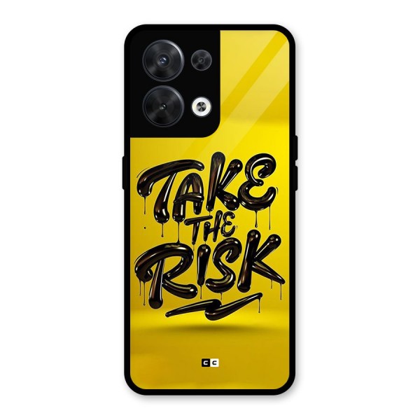 Take The Risk Glass Back Case for Oppo Reno8 5G