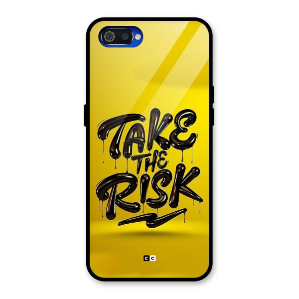 Take The Risk Glass Back Case for Realme C2