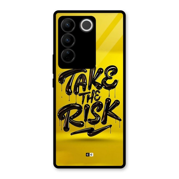 Take The Risk Glass Back Case for Vivo V27 Pro