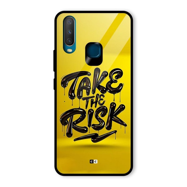 Take The Risk Glass Back Case for Vivo Y12