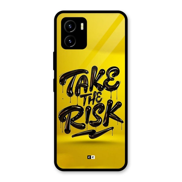 Take The Risk Glass Back Case for Vivo Y15s